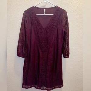 Target Lace 3/4 Sleeve Dress